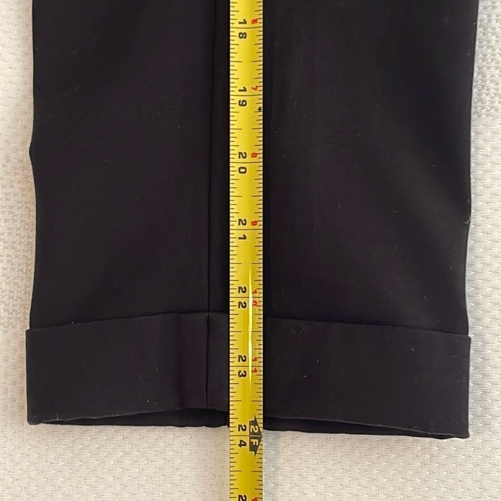 W.H.B.M Black Slim Crop Cotton Blend Pant Sz. 4 - Picture 15 of 17